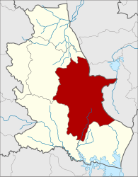 District de Mueang Nong Bua Lam Phu - Carte