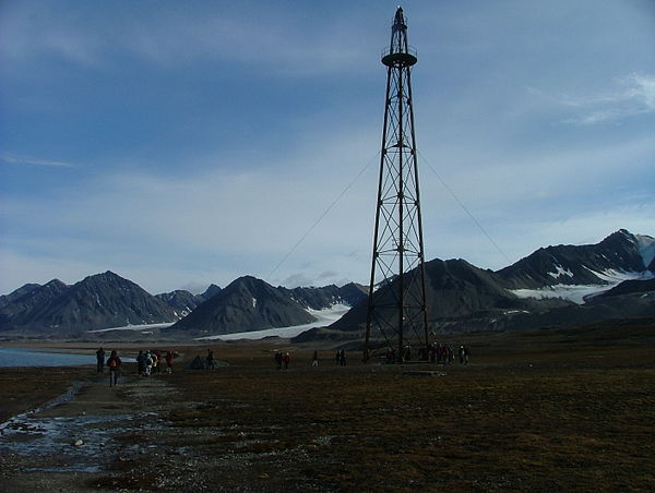 Mast in Ny-Ålesund