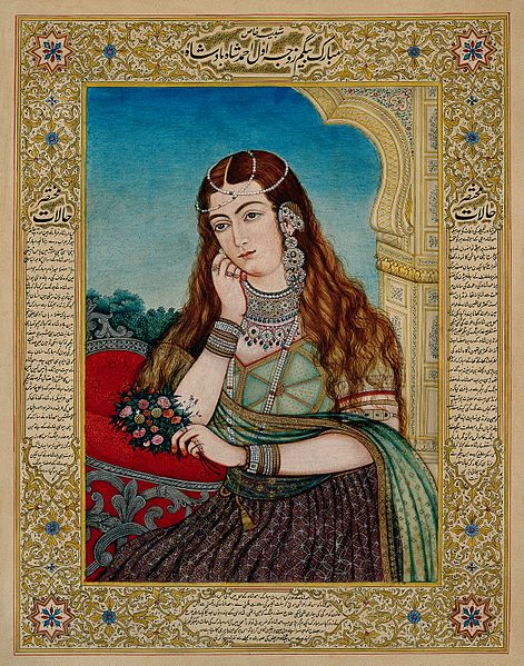 471px-An_European_woman_in_Mughal_costume_and_jewellery._Gouache_Wellcome_V0046028.jpg (471×599)