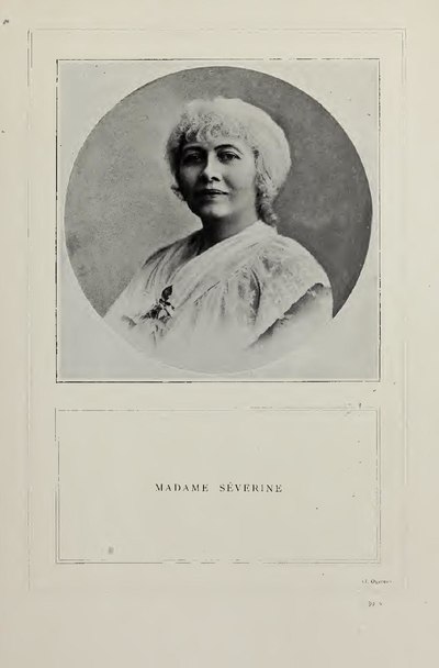 Madame Séverine, photographie en buste.