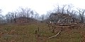 Photosphere of the picnic site, here partially dismantled