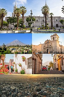 <span class="mw-page-title-main">Arequipa</span> Region capital in Peru