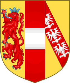 Arms of the House of Habsburg-Lorraine - Tripartite.svg