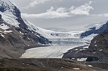 Athabasca Glacier, Jasper National Park, Alberta. Athabasca Glacier on the Columbia Icefield.jpg