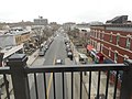 Now looking eastbound above Avenue I. I wanted the street name sign, but the railing blocked my view.