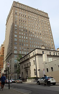 Barclay Hotel Building in Rittenhouse Square, Philadelphia