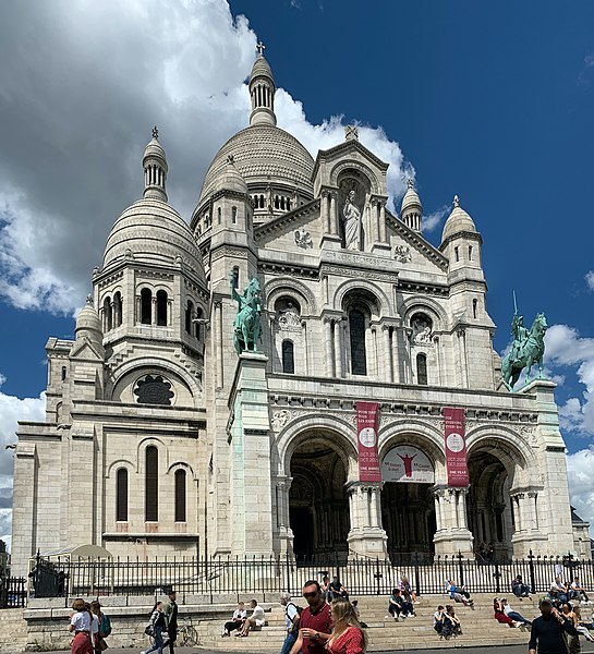 File:Basilique Sacré Cœur Montmartre façade sud Paris 11.jpg