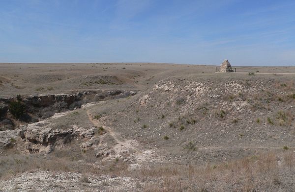 Battle Canyon, site of the Battle of Punished Woman's Fork.