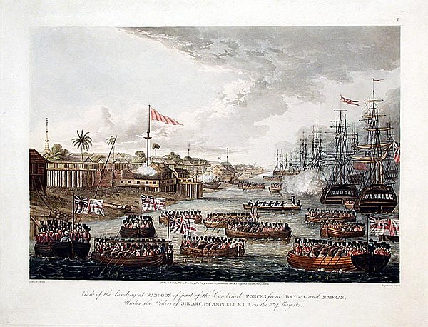 During the First Anglo-Burmese War, Nangklao initially assisted the British during the war