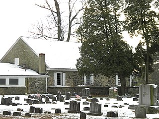 Birmingham Friends Meetinghouse church building in Pennsylvania, United States of America