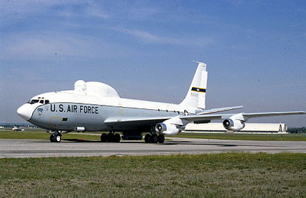 The Airborne Laser Lab was a gas-dynamic laser mounted in a modified version of a KC-135 used for flight testing. Similar to the commercial Boeing 707, the slightly smaller KC-135 was designed to military specifications and operated at high gross weights. The NKC-135A (S/N 55-3123) was extensively modified by the Air Force weapons Laboratory, and used in an 11-year experiment to prove a high-energy laser could be operated in an aircraft and employed against airborne targets.