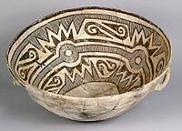 Bol de cerámica policromada anasazi