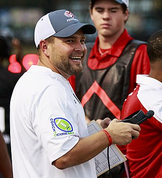 <span class="mw-page-title-main">Brett Gilliland</span> American football player and coach (born 1981)