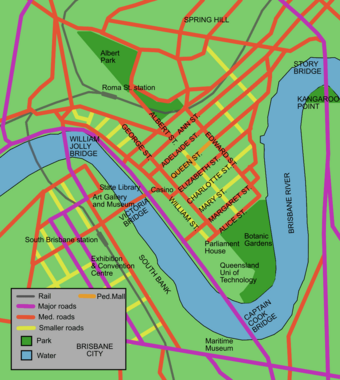 Map of the CBD