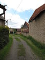 Čeština: Cesta v Bulánce. Okres Praha-východ, Česká republika. English: Road in Bulánka village, Prague-East District, Czech Republic.