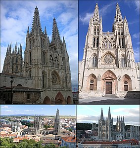 Gothic cathedral (Burgos cathedral)