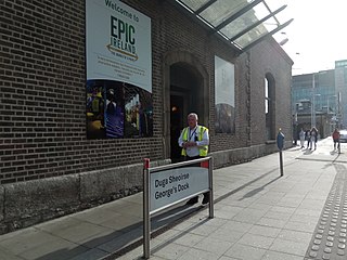 Georges Dock Luas stop Tram stop in Dublin, Ireland