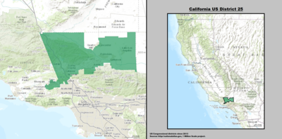Калифорния штатының 25-ші Конгресс округі (2013 жылдан бастап) .tif