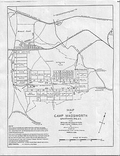 Camp Wadsworth World War I-era training facility for the United States Army