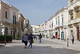 Der Corso San Sabino in Canosa di Puglia