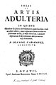 Solis et artis adulteria, 1644