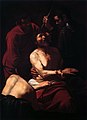 Caravaggio, Kroningen med tornekrans I (Incoronazione di spine) 1604