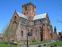 Carlisle Cathedral : founded in 1133 Carlisle Cathedral - geograph.org.uk - 164088.jpg