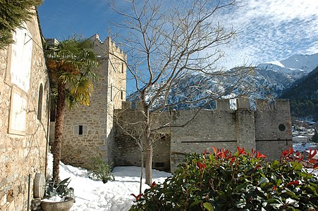 Vernet's Castle, in Vernet-les-Bains municipality, France.