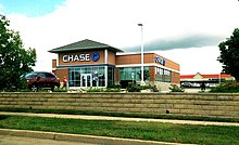 The Chase Bank branch where the Brown's Chicken restaurant once stood Chase Bank branch in Palatine, IL.jpg