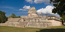 "El Caracol", a possible observatory temple at Chichen Itza Chichen Itza Observatory 2 1.jpg