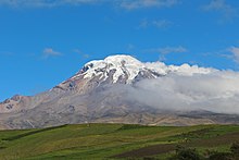 Teams concluded the seventh leg at the base of Chimborazo. Chimborazo 05.jpg