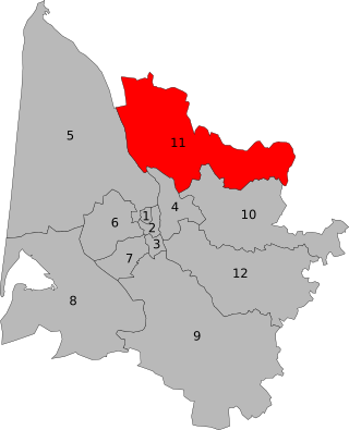 <span class="mw-page-title-main">Gironde's 11th constituency</span> Constituency of the National Assembly of France