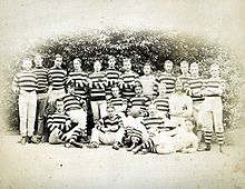 The Clifton RFC team for the 1874-75 season Clifton rfc 1874-75.jpg