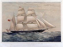 Clipper barque Spirit of the Age 1854 by T. G. Dutton Clipper barque Spirit of the Age, PY0633.jpg