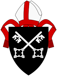 Coat of Arms of the Diocese of St Asaph.svg