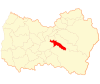 Karte der Gemeinde Malloa in der Region O'Higgins