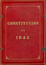 Miniatura per Constitució espanyola de 1845