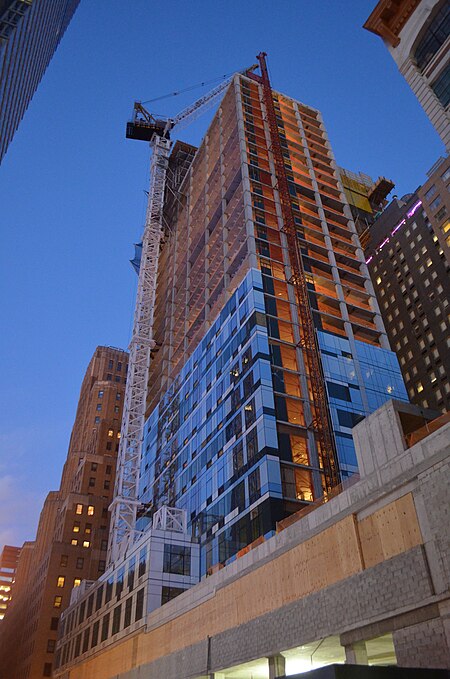 Construction at 100 Willoughby