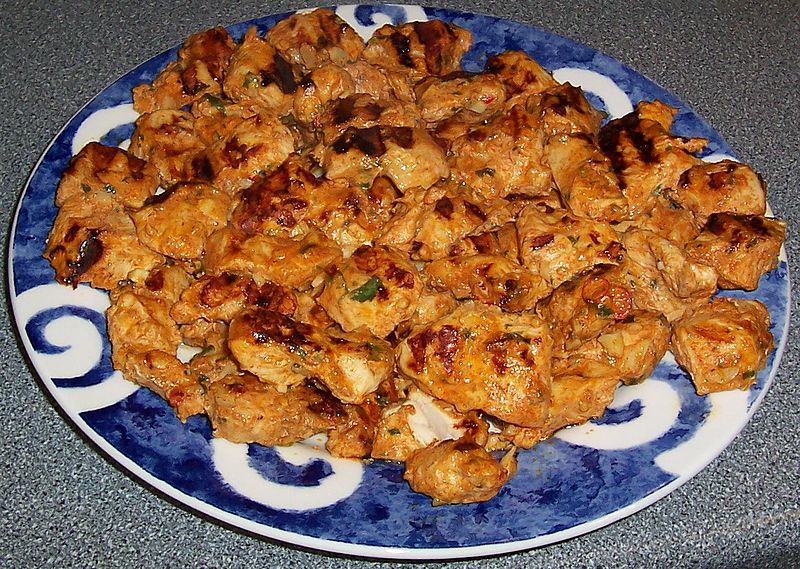 File:Cooked Chicken Tikka.jpeg