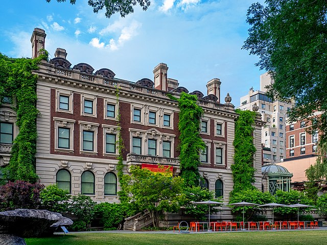 The Andrew Carnegie Mansion is a neighborhood landmark and its namesake structure.