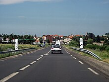La route nationale 88 en direction du Puy
