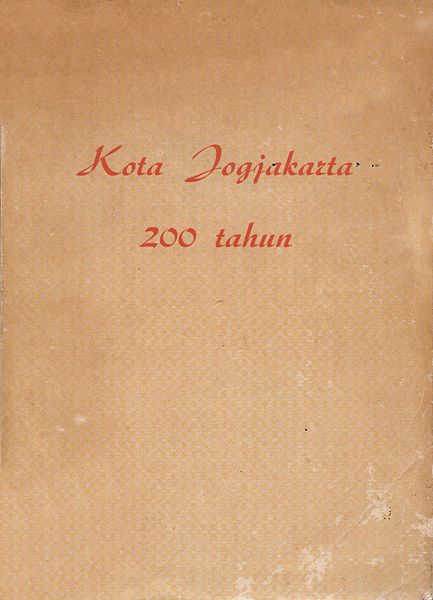 File:Cover, Kota Jogjakarta 200 Tahun.jpg