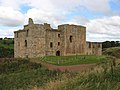 Crichton Castle, birthplace of Jean Hepburn Crichton SE.jpg