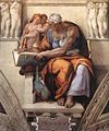 Michelangelo: Sibila din Cumae (Sibila Cumană) (Vatican, Capela Sixtină)
