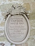 Thumbnail for File:Cyril Vincent Taylor memorial, Salisbury Cathedral.jpg