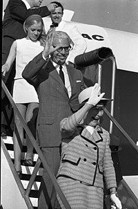 Goldberg arrives in Israel, 1969.