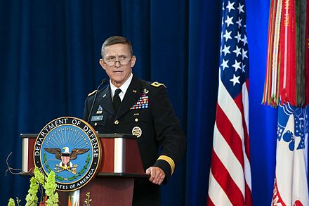 The Field of Fight opens with an autobiographical account of Flynn, one of its co-authors Defense.gov photo essay 120724-D-BW835-236.jpg