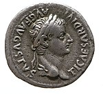 Denarius of Tiberius. The introduction of Roman coinage throughout Tarraconensis allowed its inhabitants to engage more closely with the commercial networks of the Mediterranean world. Denarius of Tiberius (YORYM 2000 1953) obverse.jpg