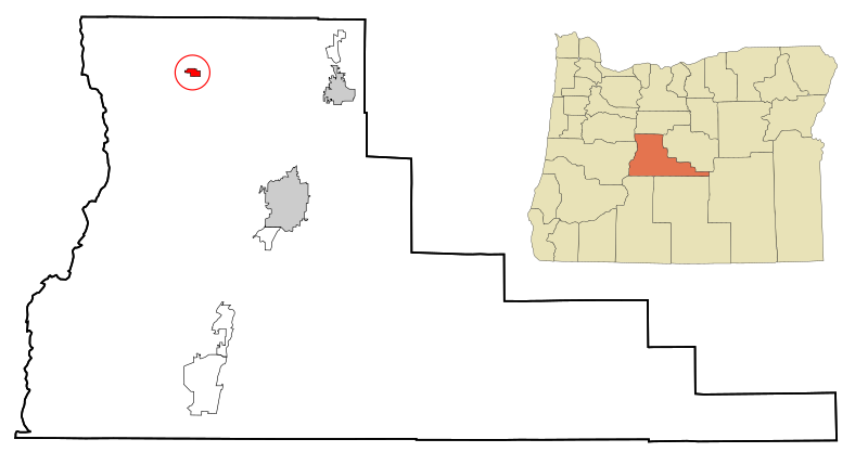 File:Deschutes County Oregon Incorporated and Unincorporated areas Sisters Highlighted.svg