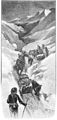 Die Gartenlaube (1897) b 885.jpg Aufstieg von Goldgräbern im Küstengebirge (Albert Richter)